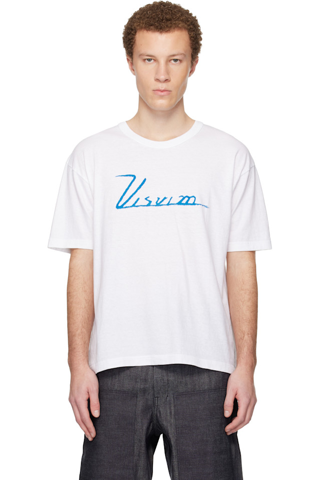 

Visvim Белая большая футболка с коротким рукавом 'visvim'