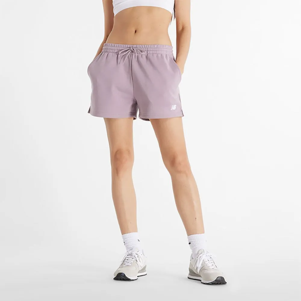 

Спортивные шорты New Balance Sport Essentials French Terry, фиолетовый