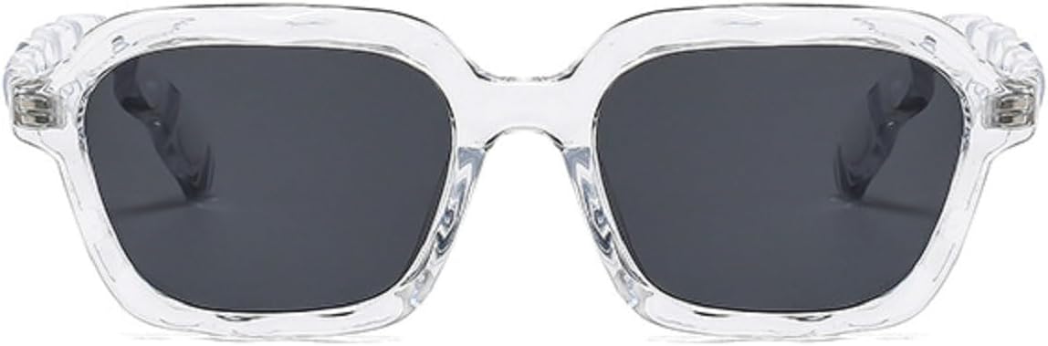 

Ретро квадратные солнцезащитные очки для активного отдыха, женские и мужские, винтажные солнцезащитные очки с градиентным затемнением, защита от УФ-излучения UV400, артикул 89154 Melrose, Clear Grey