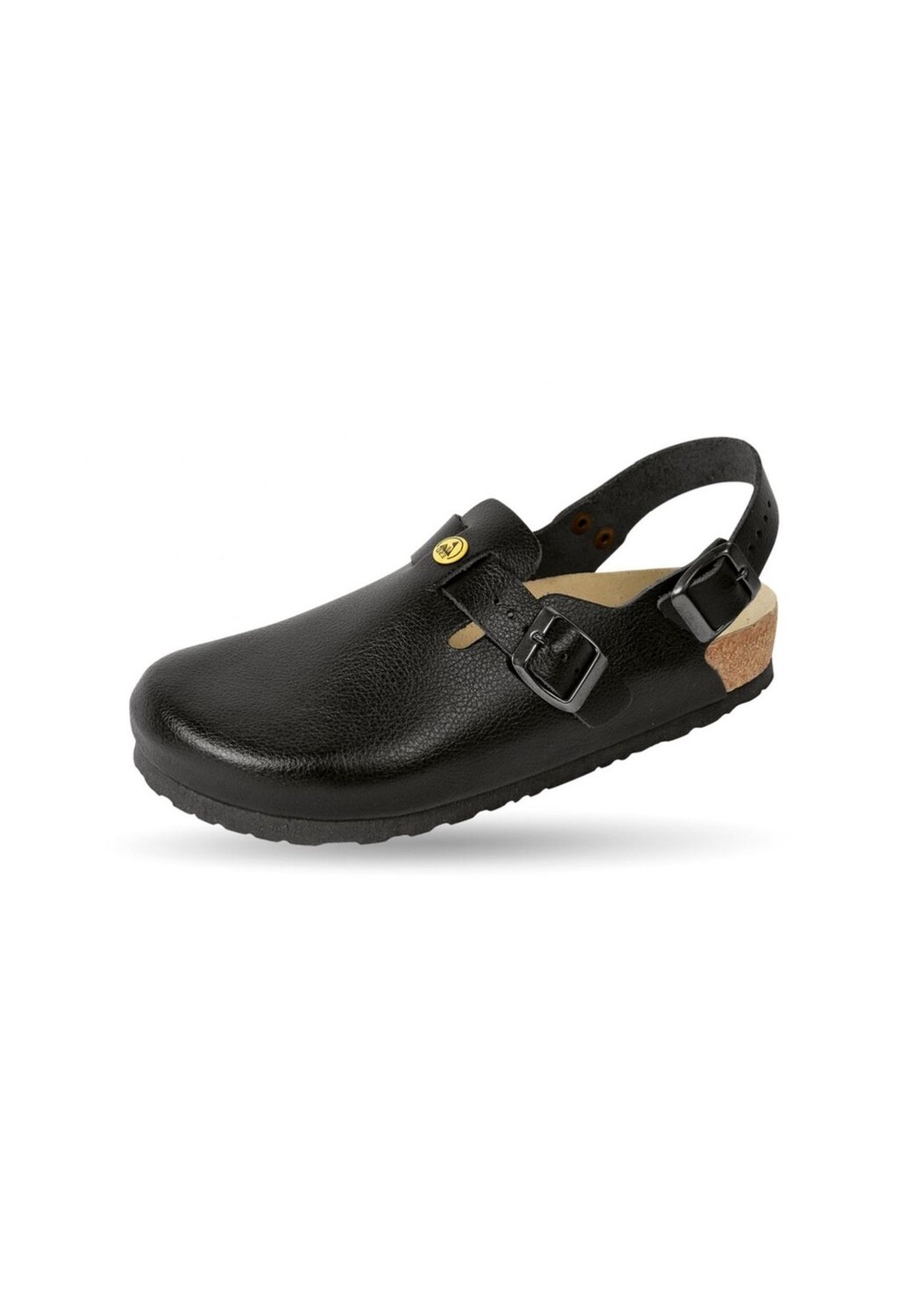 Сабо женские ESD Schuhmode Weeger с логотипом, черный