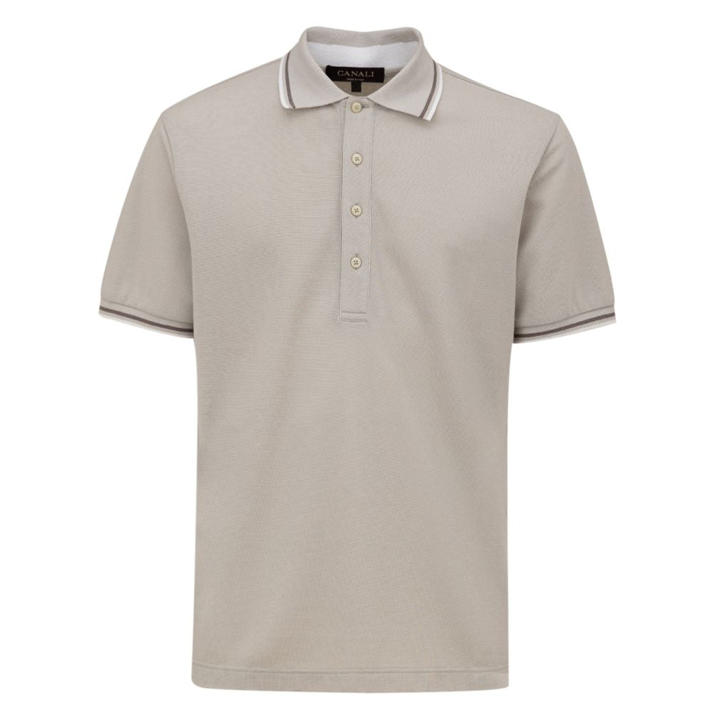 

Мужская рубашка-поло Canali Cotton, серый