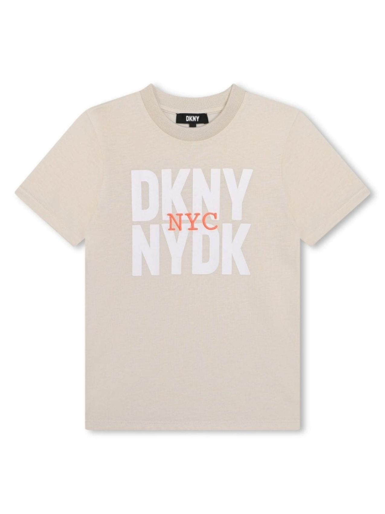 

DKNY футболка с логотипом, нейтральный цвет