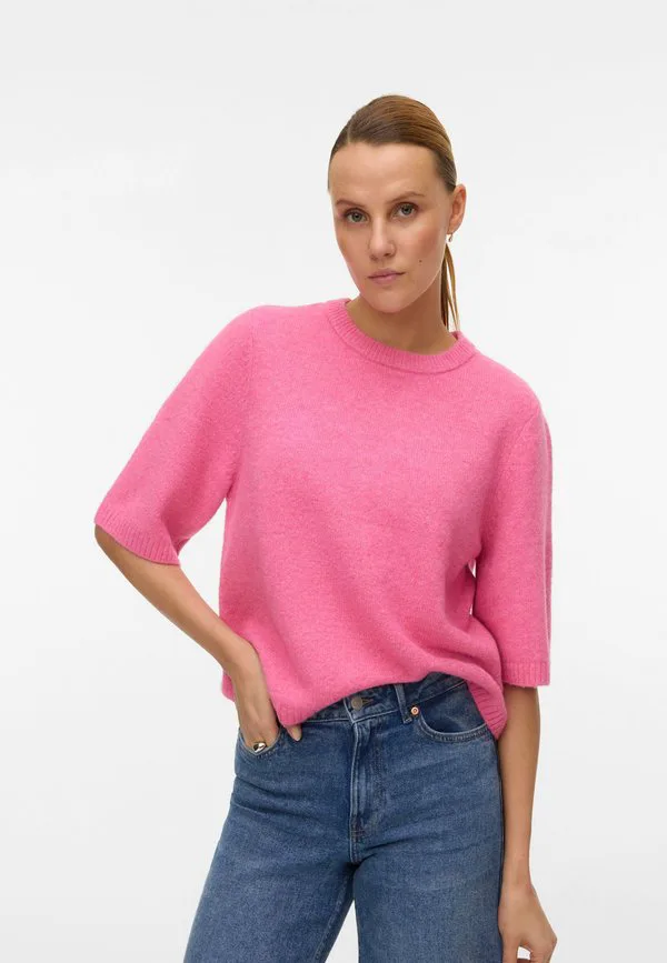 

Простая футболка Vero Moda, Pink Cosmos, Розовый, Простая футболка Vero Moda, Pink Cosmos