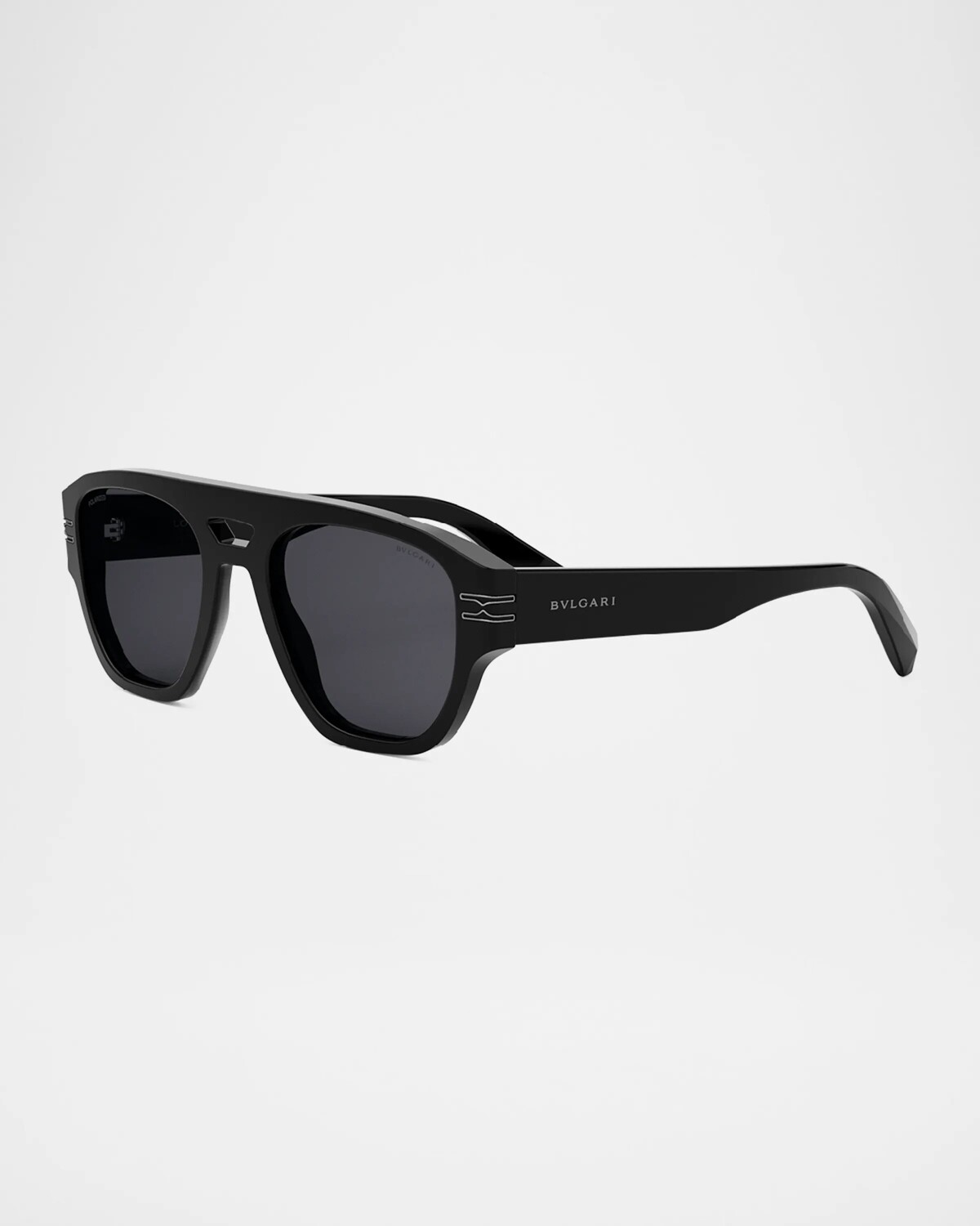 

Солнцезащитные очки B.ZERO1 Bvlgari, цвет Shiny Blacksmoke Polarized