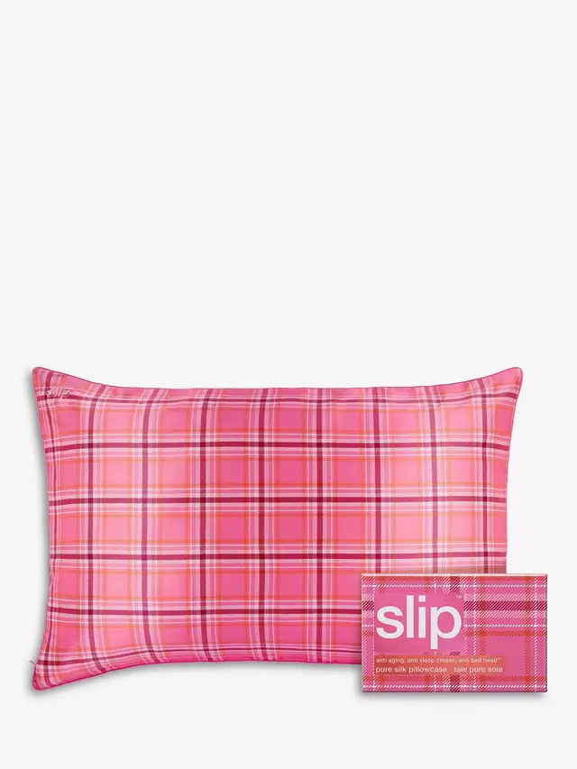 

Наволочка Slip Pure Silk Zippered, цвет highland/rose