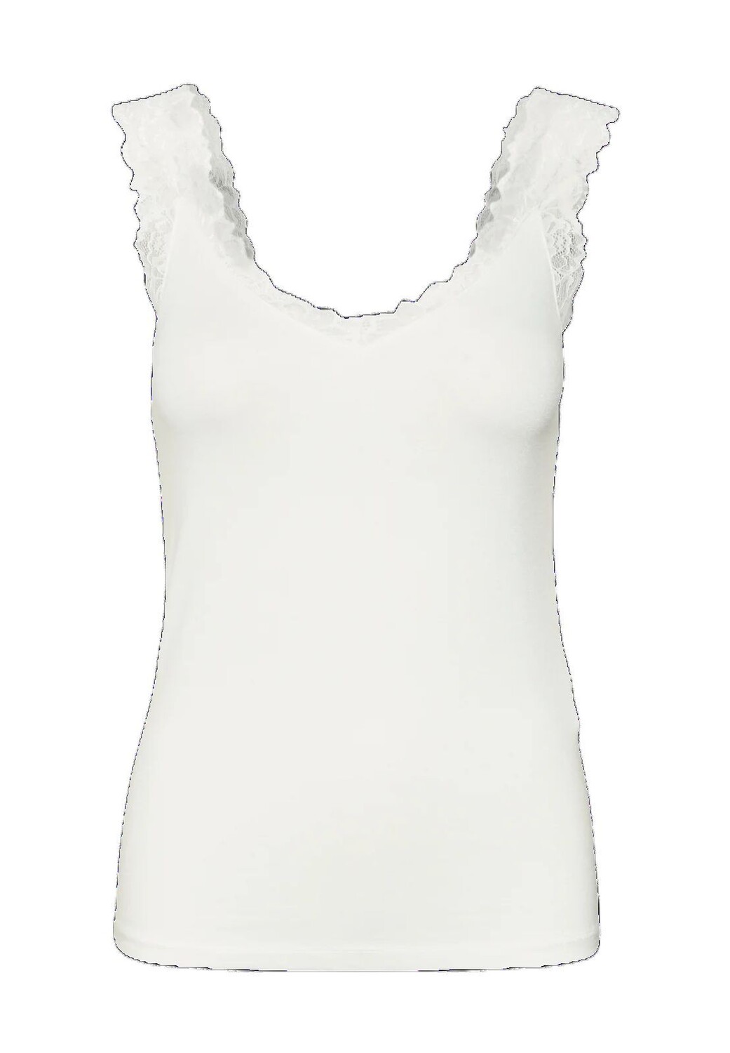 

Женский кружевной топ с V-образным вырезом VERO MODA, цвет Snow White