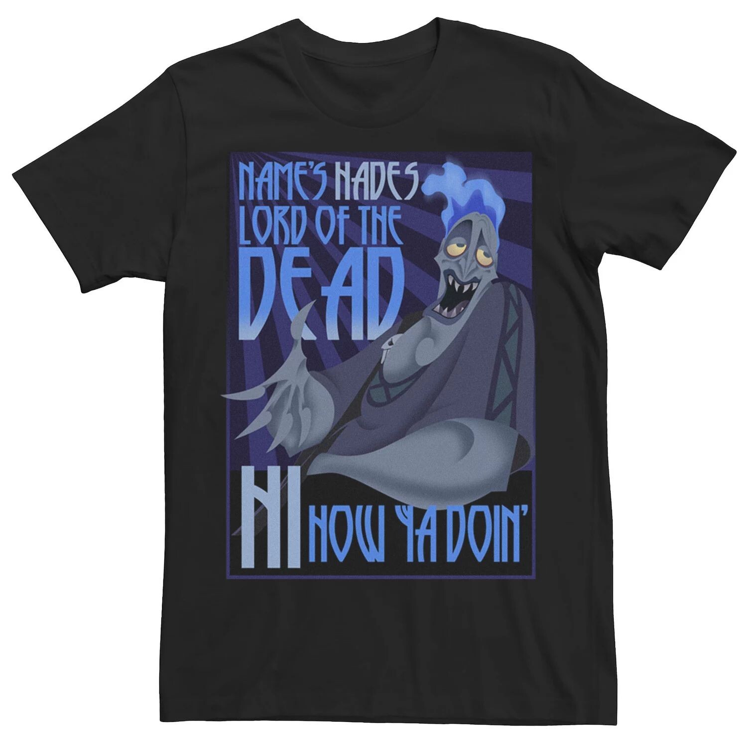 

Мужская футболка 's Hercules The Name's Hades Quote, Черная Disney, черный