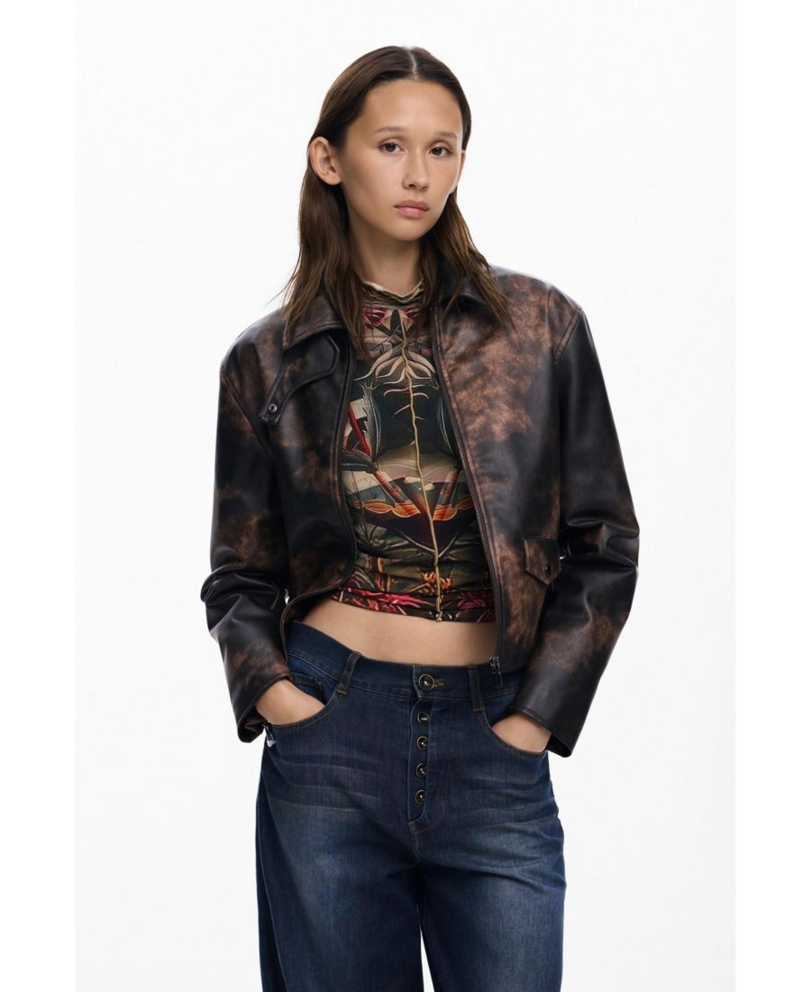 

Женская куртка с эффектом тай-дай Desigual, Khaki