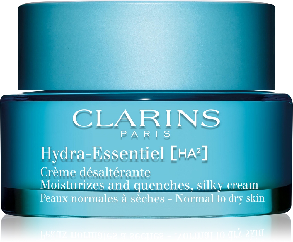 Крем для лица SPF CLARINS Hydra-Essentiel ha² шелковистый, увлажняющий и укрепляющий дневной с гиалуроновой
