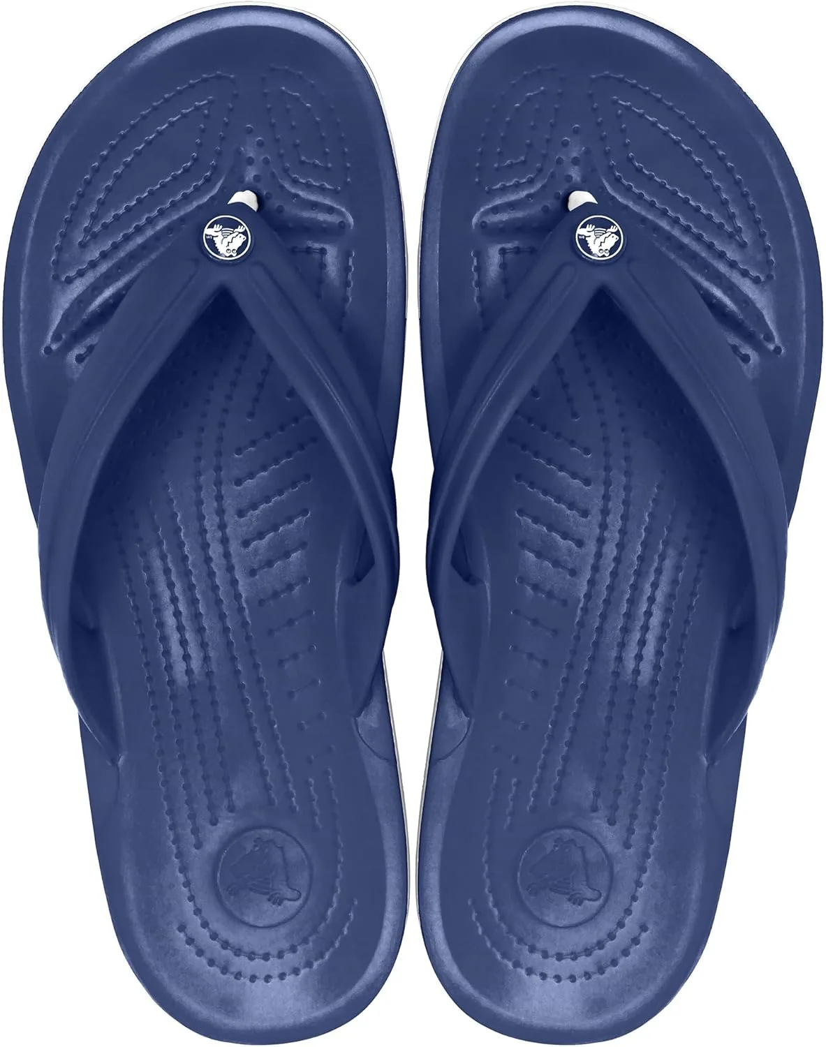 Шлепанцы Crocs Crocband Flip, темно-синий — фото 4