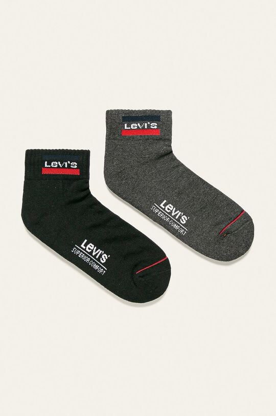 

Носки (2 упаковки) Levi's, черный
