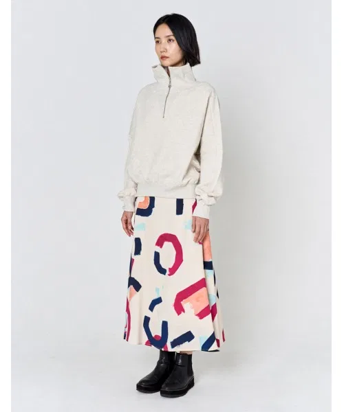 Женская юбка RUMCHE POPPIN' Art Print Skirt — фото 4