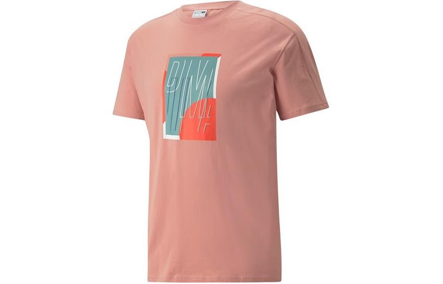 

Футболка унисекс розово-розовая Puma, розовый
