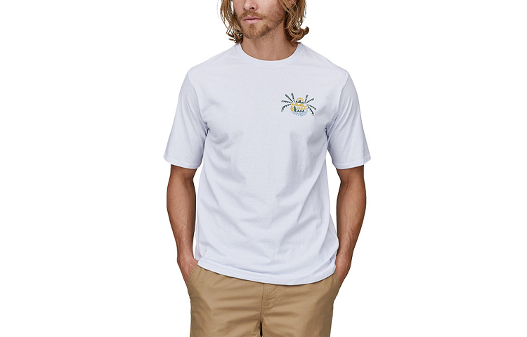 

Футболка Patagonia мужская с втачным рукавом, белая