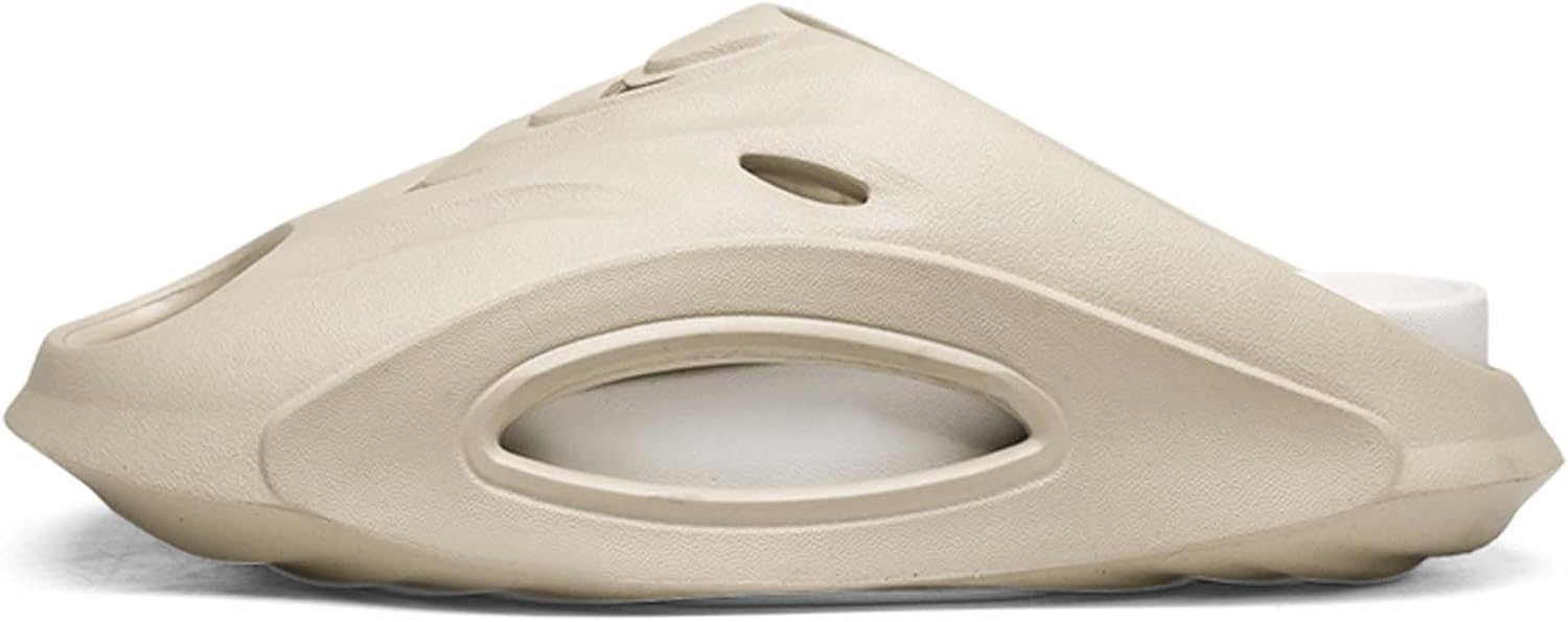 

Унисекс летние шлепанцы с вырезами и толстой подошвой Generic, бежевый