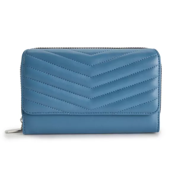 

Эмили ультраорганизатор с защитой от RFID Unbranded, цвет quilted french blue