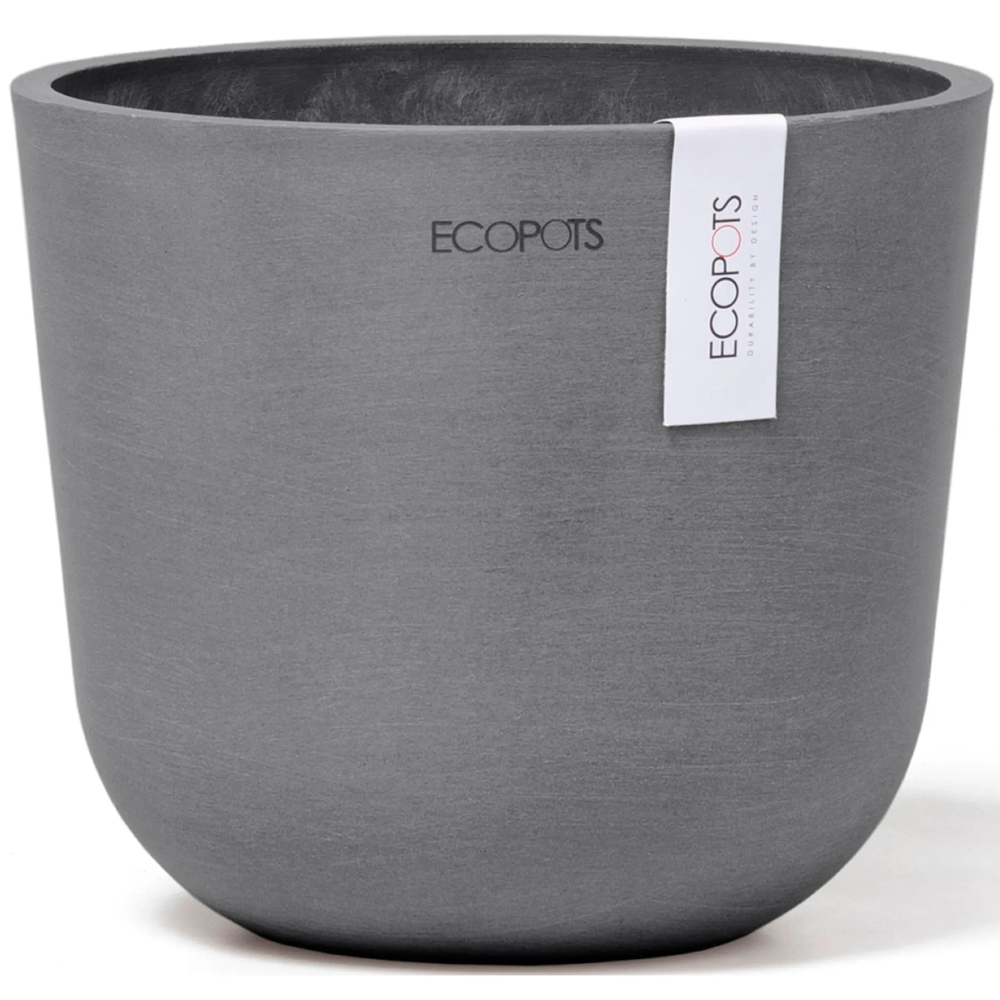 

Цветочный горшок ECOPOTS «Oslo Mini 16 Grey», для использования в помещении, серый