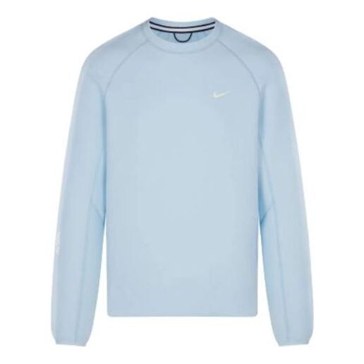 

Рубашка x nocta drake tech fleece crew 'cobalt blue tint' Nike, синий