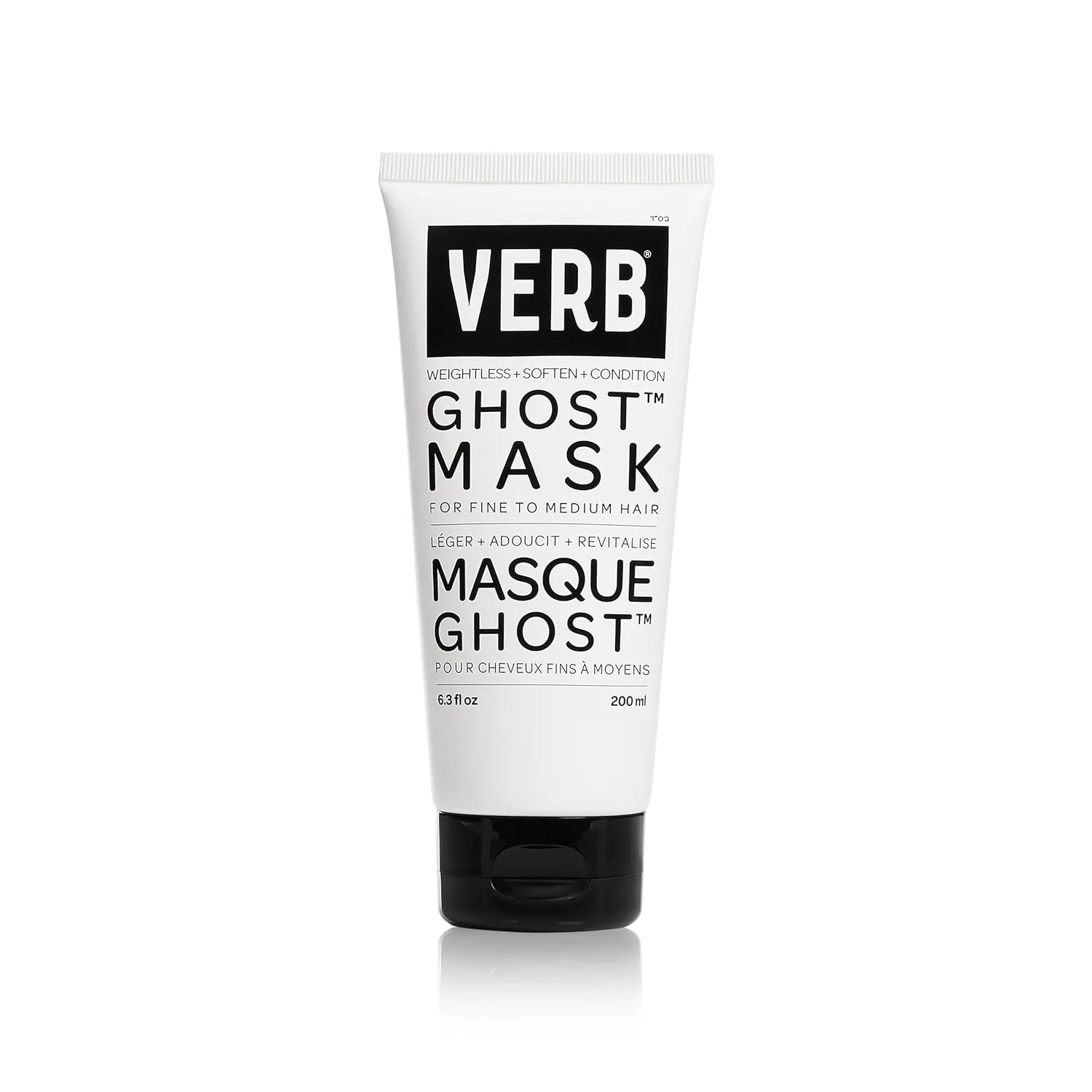 VERB Ghost Hair Mask, 186 мл - глубоко кондиционирующая маска для волос с маслом моринги, против пушистости и для блеска, веганская, без парабенов и сульфатов, Green