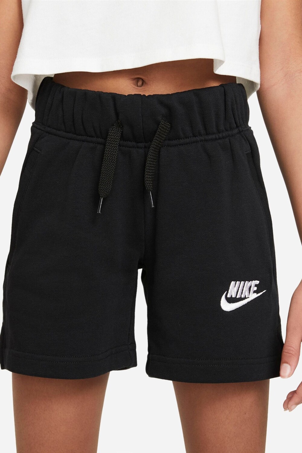 

Клубные шорты из махровой ткани дюйма Nike, черный