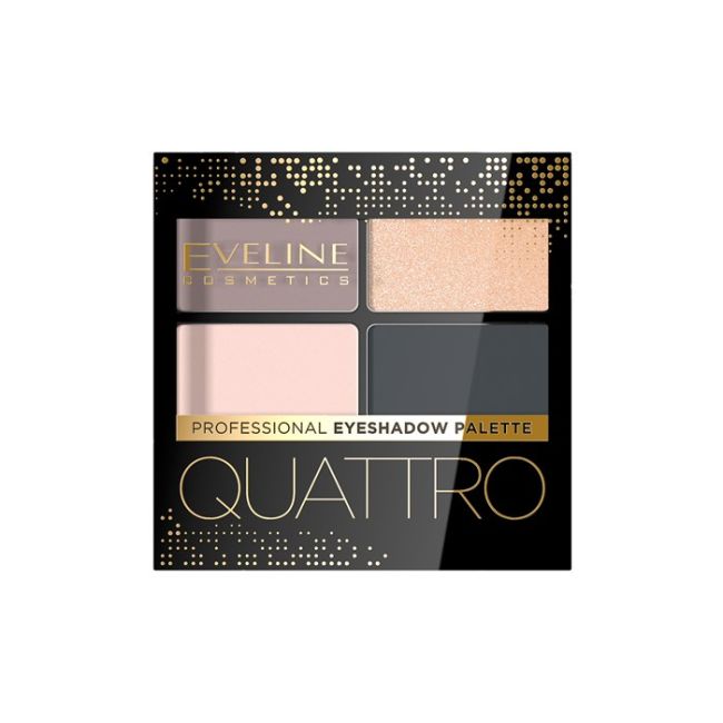 

Палитра теней для век Quattro Eveline, цвет 02, 4 x 0,8 гр