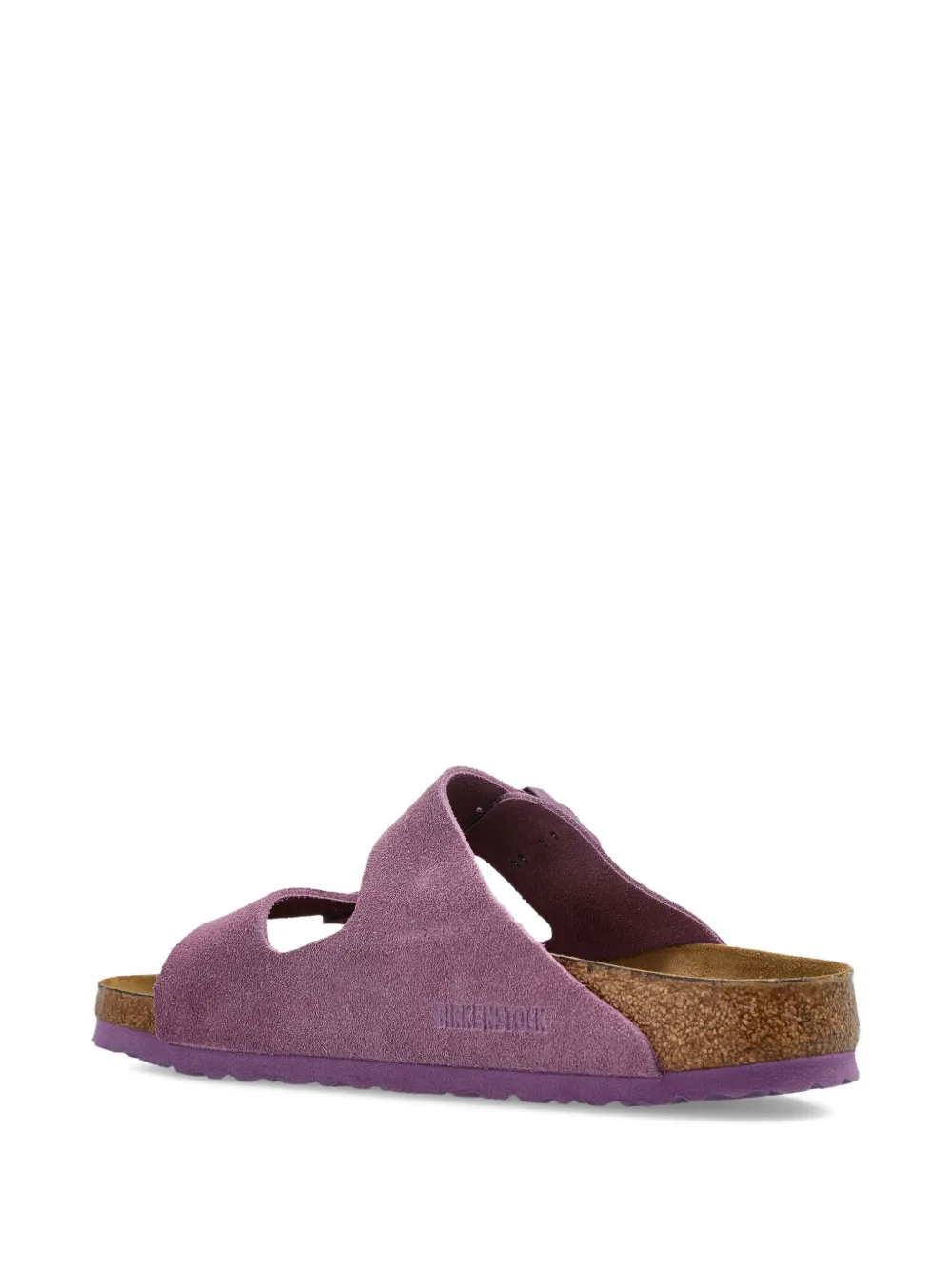Замшевые сандалии с двумя пряжками на плоской подошве BIRKENSTOCK, розовый — фото 2