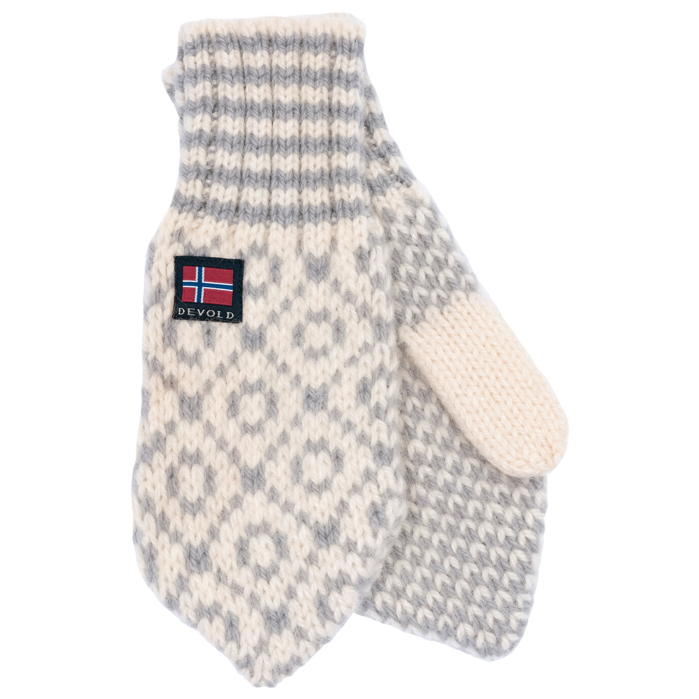 

Перчатки Devold Svalbard Mitten, цвет Offwhite/Grey