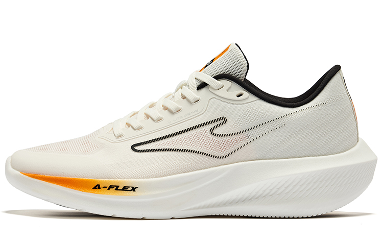 

Амортизаторы Rebound Low Top Беговые Кроссовки Мужские Микрокристаллический Белый Строгий Черный Erke