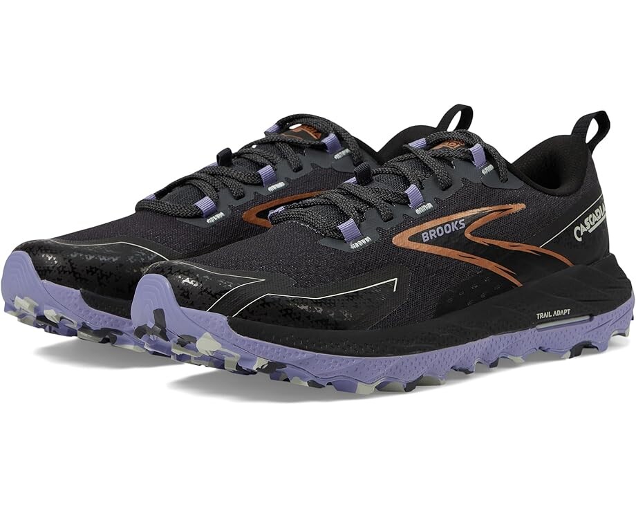

Кроссовки Brooks Cascadia 18, цвет Ebony/Sweet Lavender/Copper