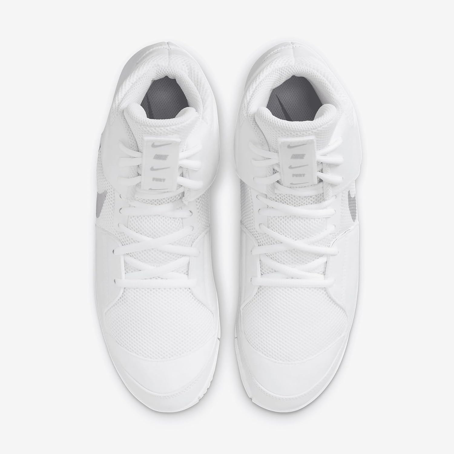 Мужские борцовские кроссовки Nike Fury, White-Silver — фото 4