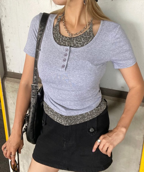 

Non-hedge Топ-бюстье с леопардовым принтом