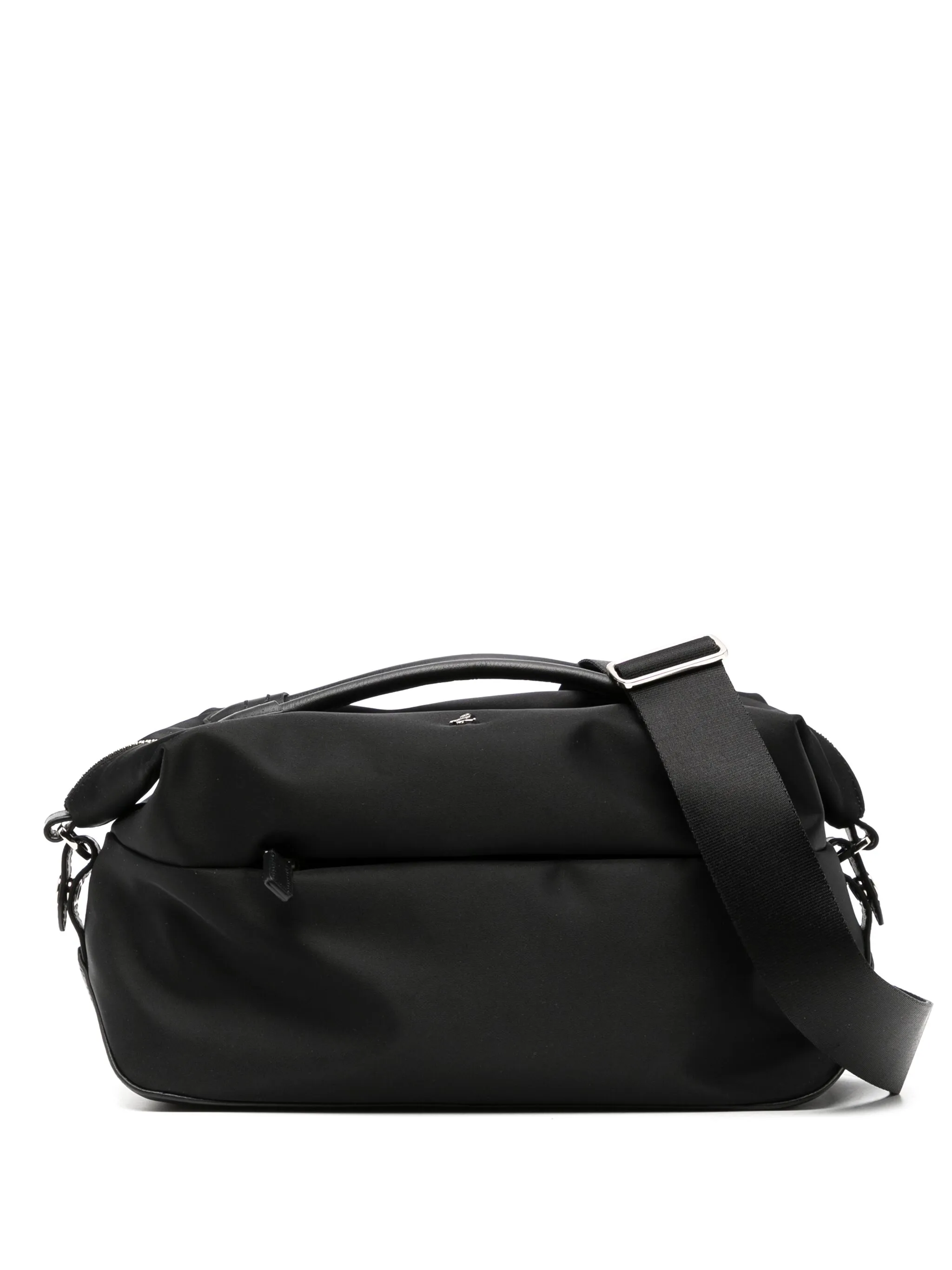 

Сумка через плечо с логотипом Agnès B., черный