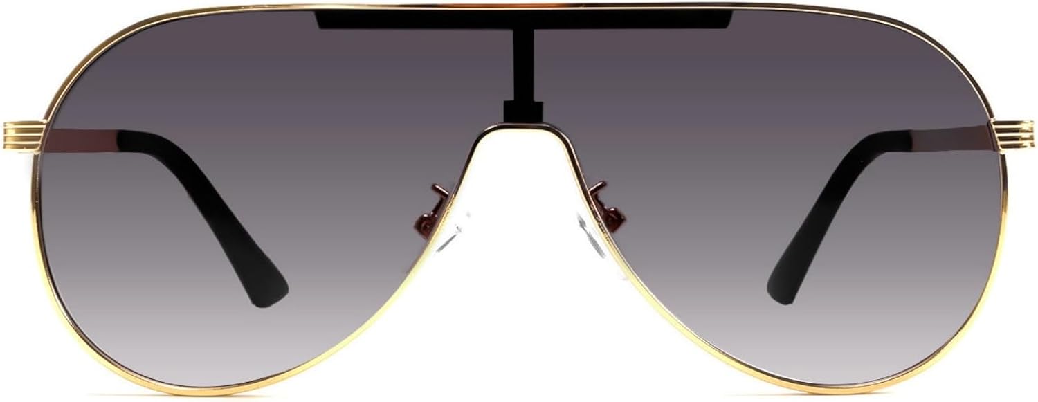 

Willochra Модные большие квадратные солнцезащитные очки для женщин, цельные солнцезащитные очки для мужчин, винтажные очки-пилот для активного отдыха, солнцезащитные очки UV400, C3