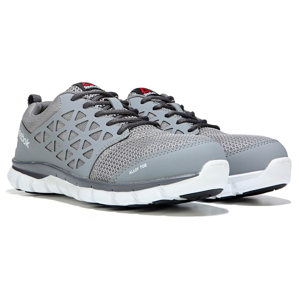

Кроссовки с мягкой подкладкой и защитным металлическим носком Reebok Work, grey
