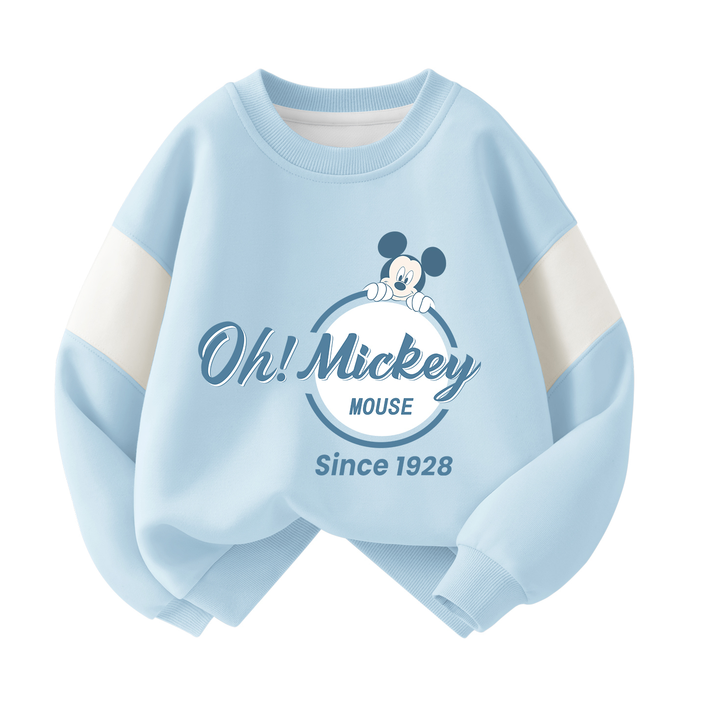 

Детский свитшот с круглым вырезом Moderate Disney, dinger pudding синий