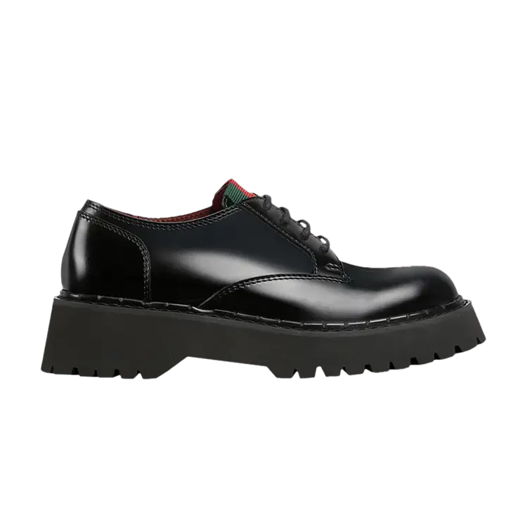 Кроссовки Gucci Wmns Web Lace Up Black, черный