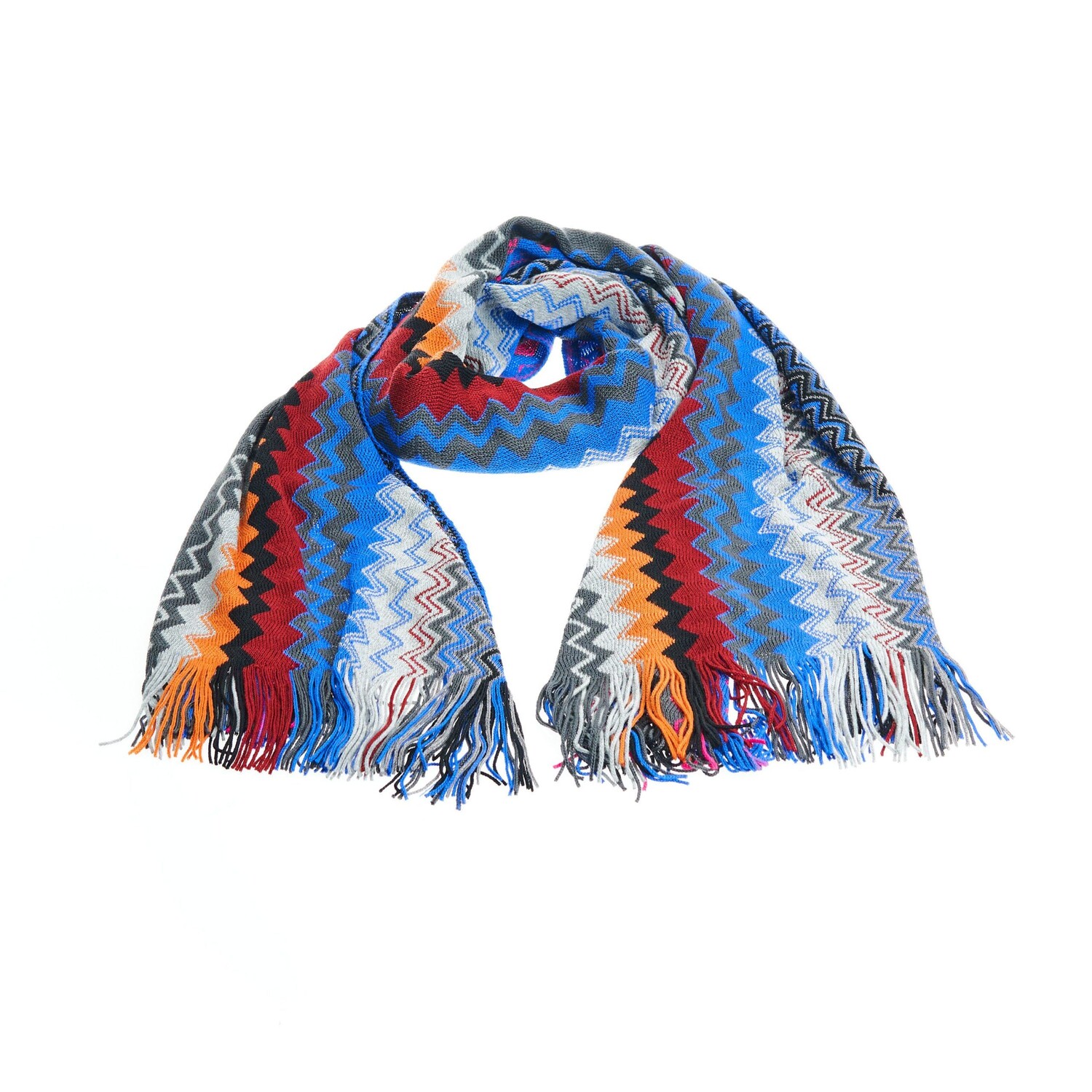 

Многоцветный шерстяной мужской шарф Missoni