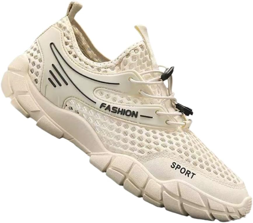 

Легкие и дышащие повседневные кроссовки Hhhchpm для мужчин, для ежедневной носки, бега и активного отдыха, бежевый