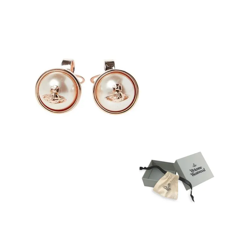 

Vivienne Westwood Латунные серьги для женщин Rose Gold