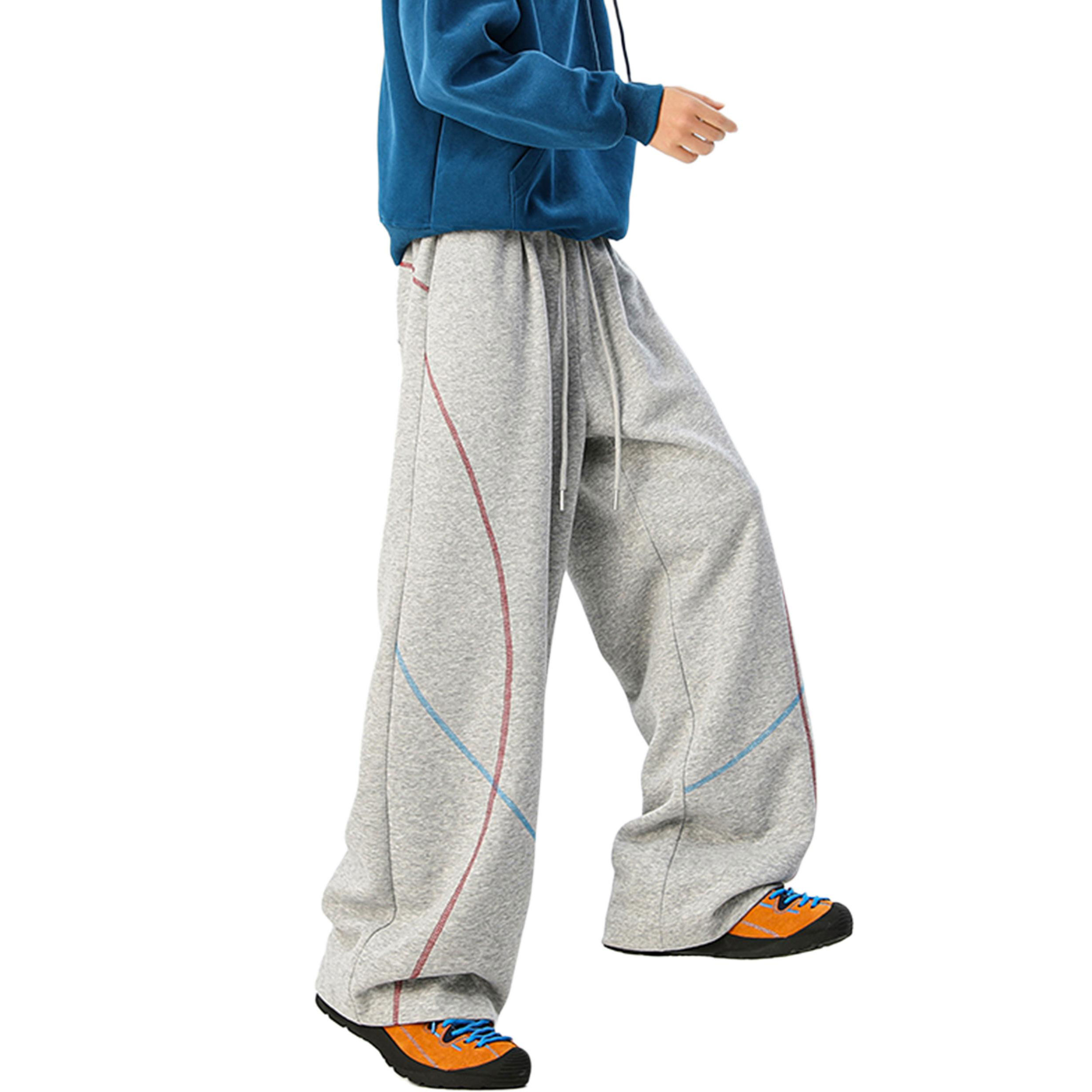 

Вязаные спортивные штаны Unisex ZIAREL, серый[removable logo]