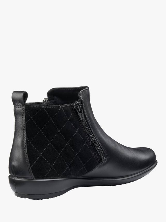 Стильные широкие ковбойские ботинки Winchester с эффектом стёжки Hotter, Black — фото 4