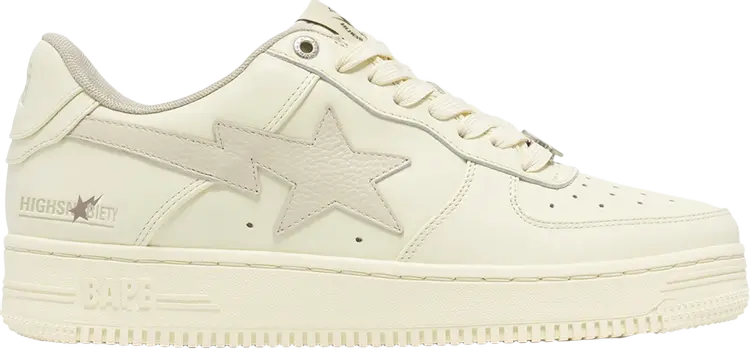 Кроссовки Highsnobiety x Wmns Bapesta 'Daily Essentials', кремовый