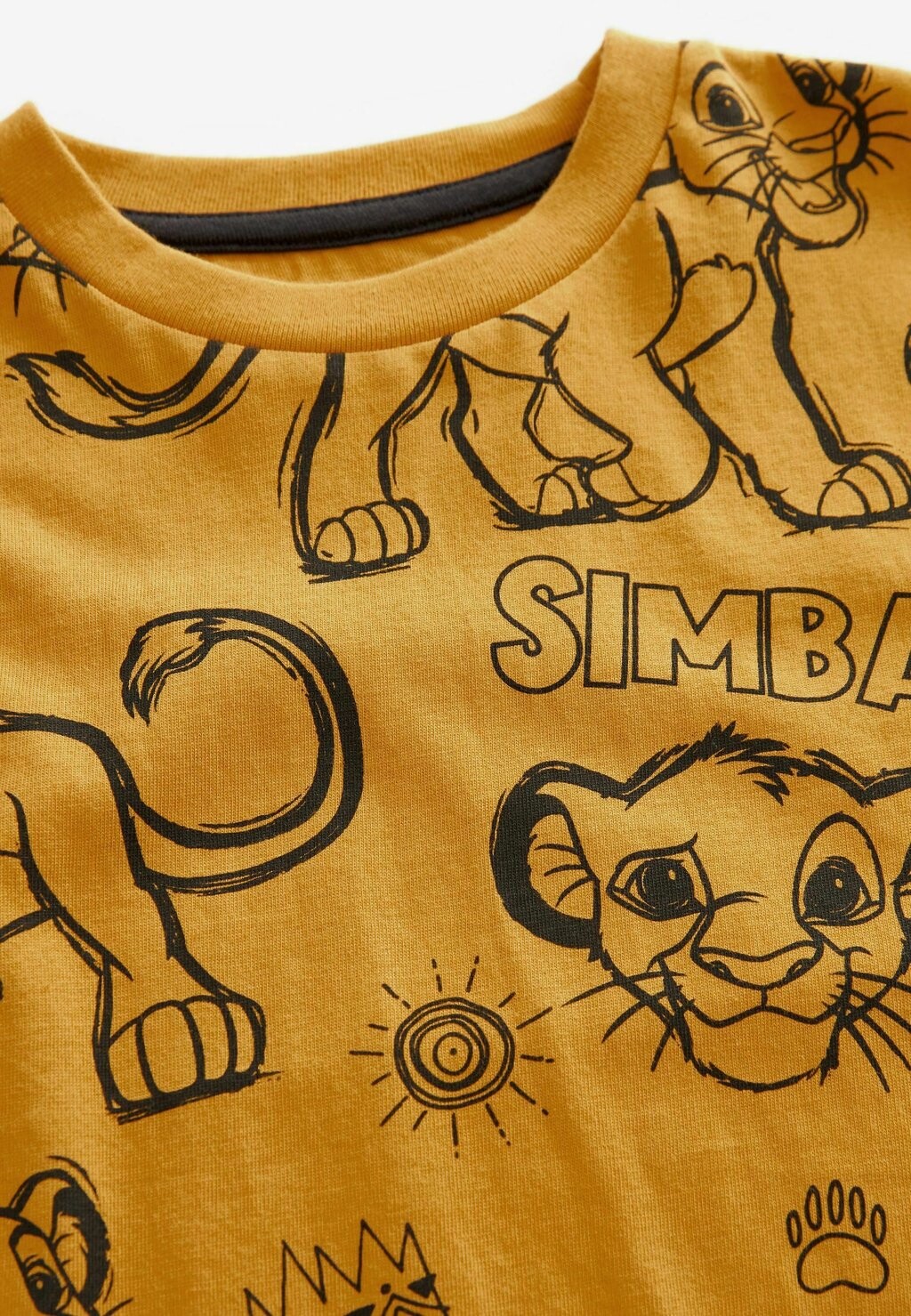 

Рубашка с длинным рукавом LION KING Next, желтый