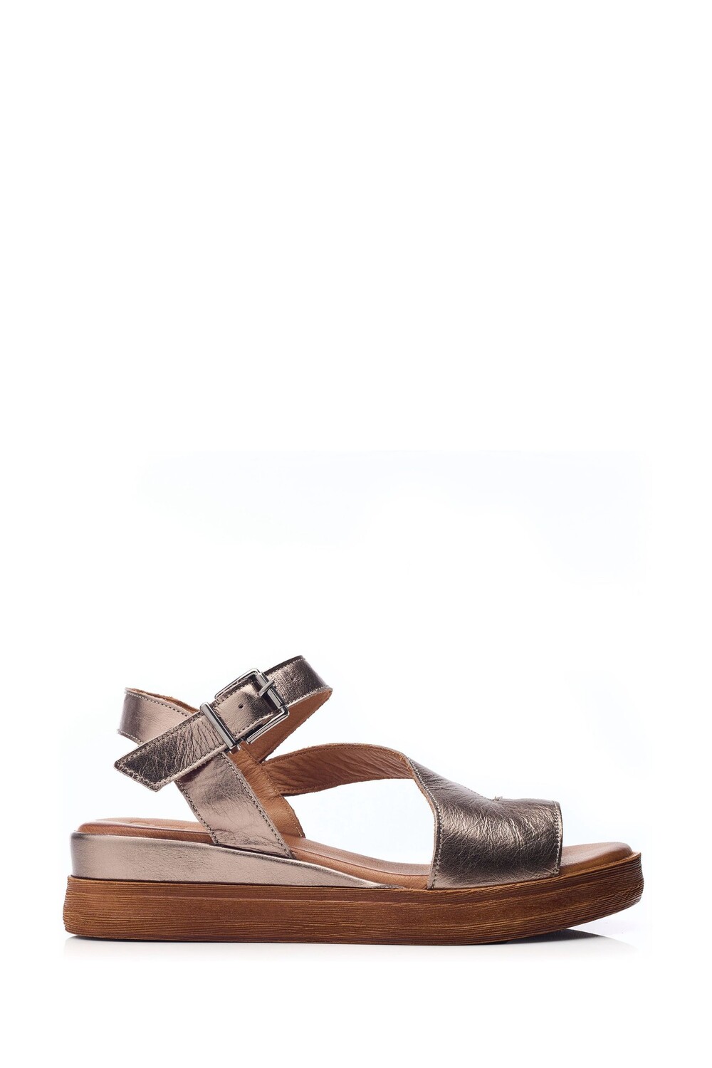 

Palmers асимметричные туфли на низкой танкетке Moda In Pelle, серебряный