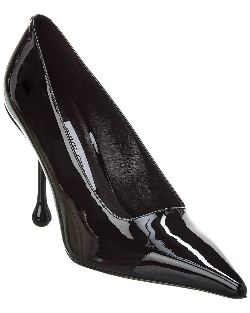 Jimmy Choo Ixia 95 Patent Pump, черный
