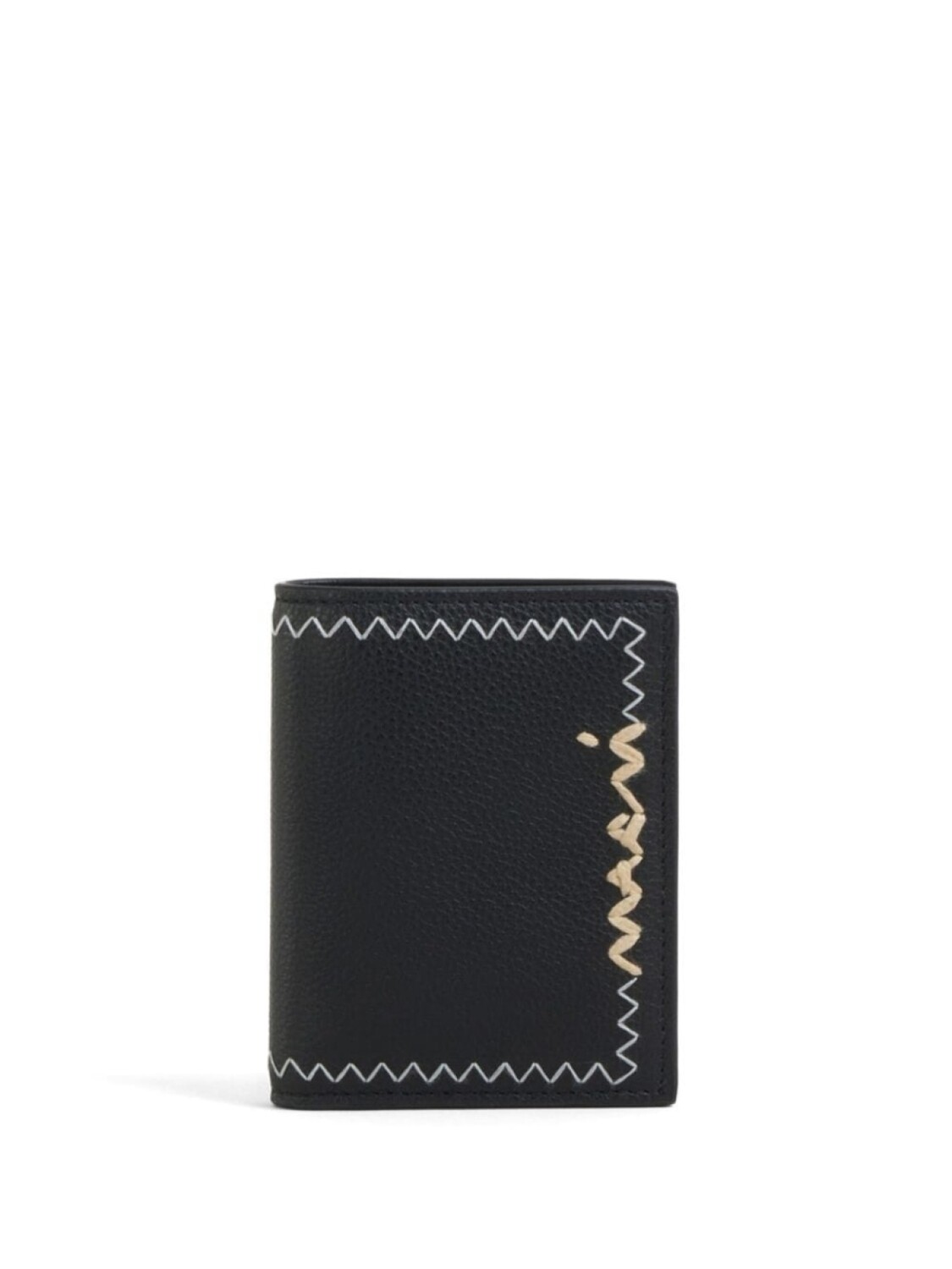 

Marni кошелек с вышитым логотипом, черный