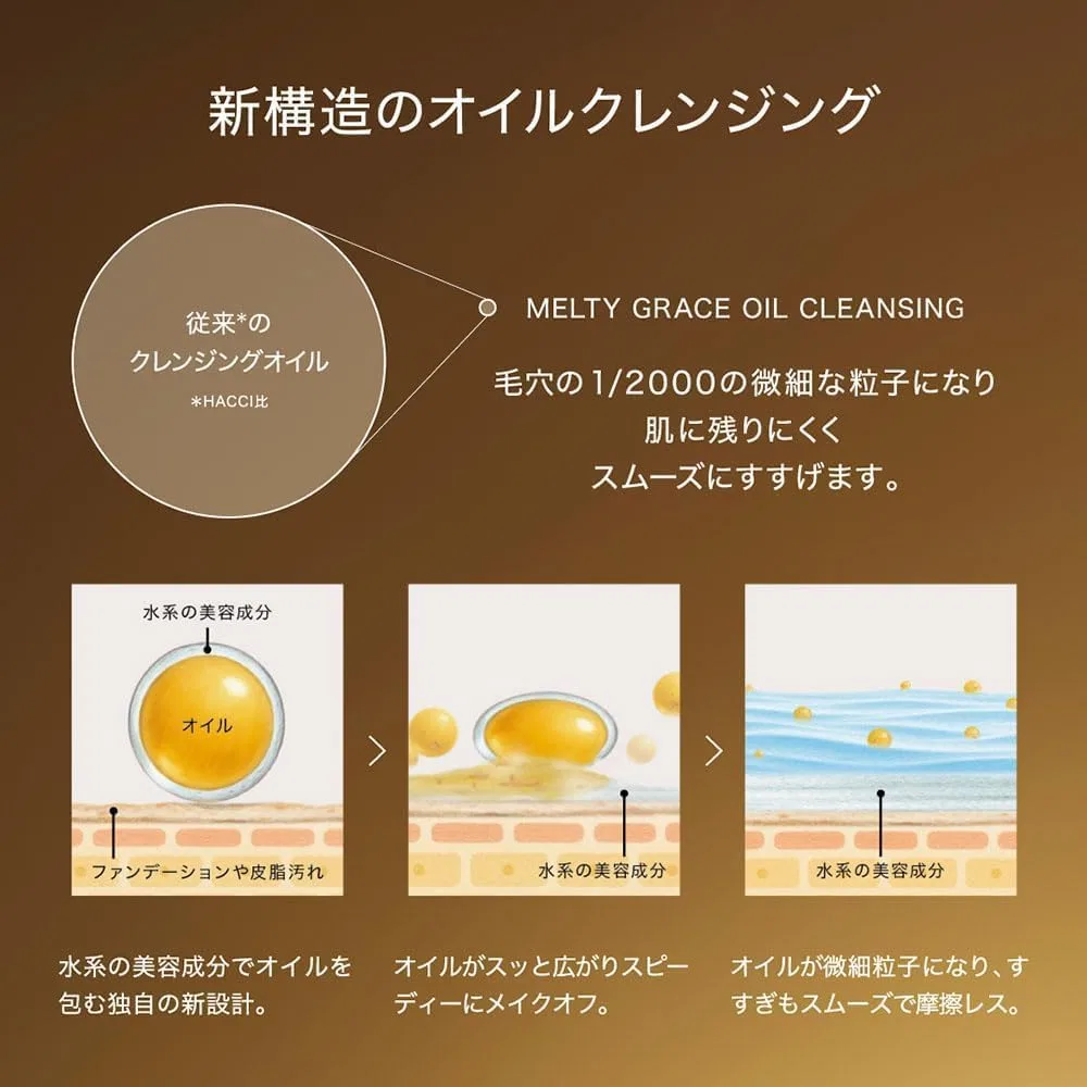 Средство для снятия макияжа Hacci — Масло для снятия макияжа Melti Grace Oil Cleansing, 200 мл — фото 4