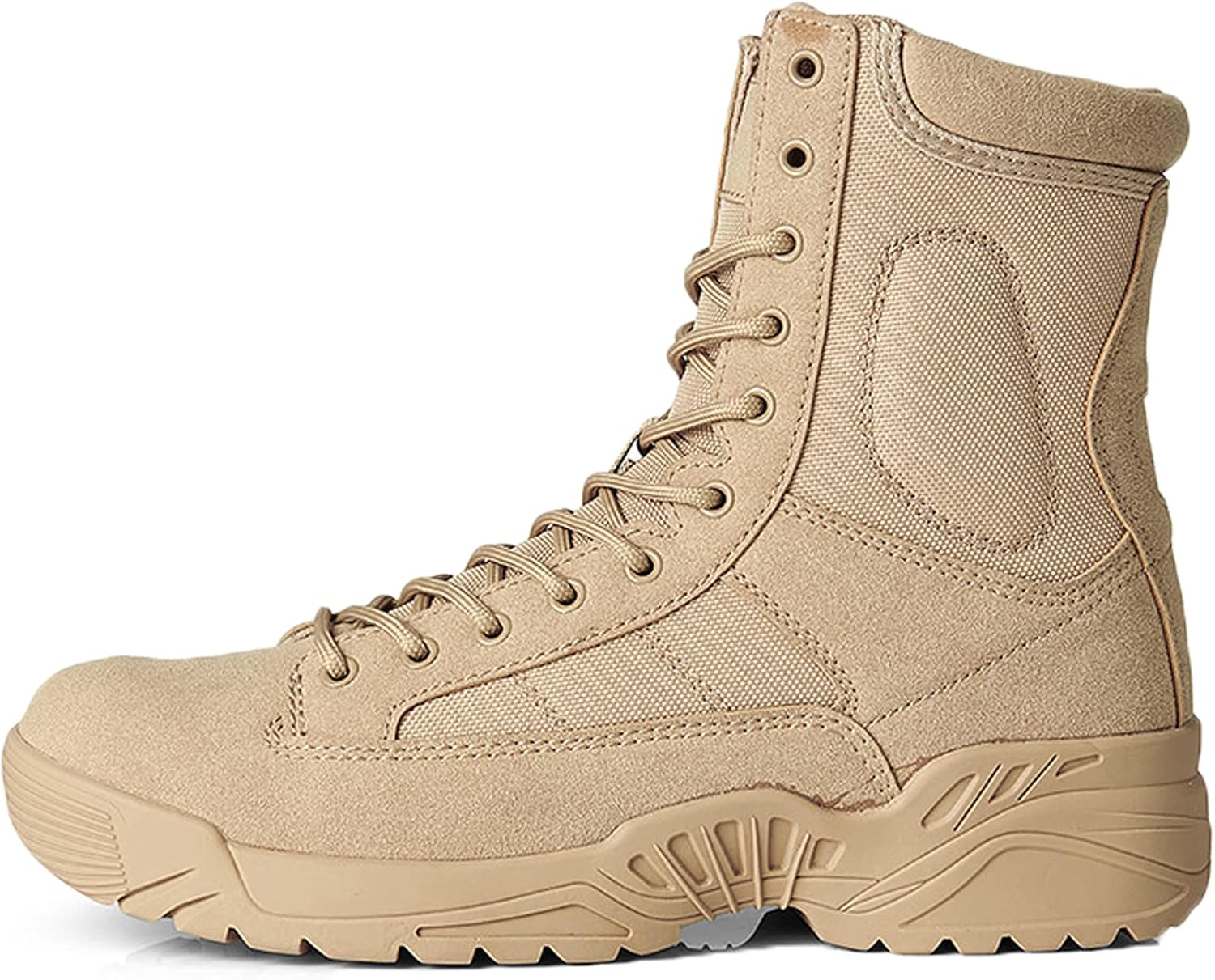 

Мужские водонепроницаемые походные ботинки hongrenamz, высокие, для активного отдыха, с нескользящей подошвой, легкие, на шнуровке, для походов, треккинга и альпинизма, коричневые, размер EU42/US8.5