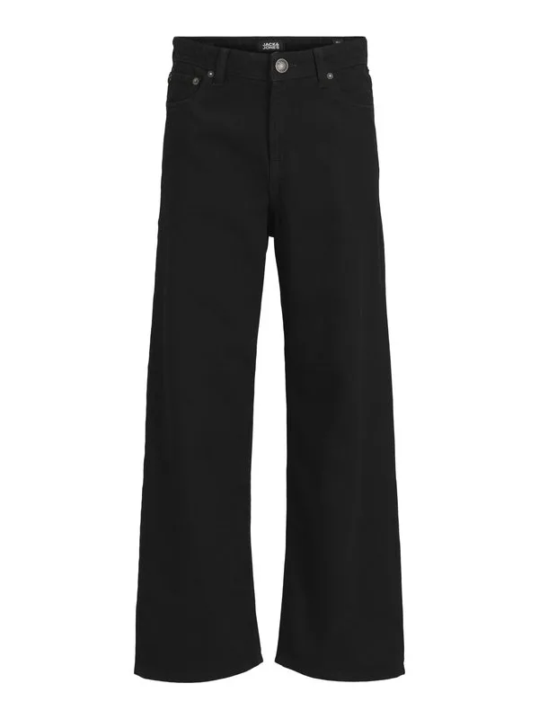 Джинсы прямого кроя jjialex jjoriginal Jack & Jones Junior, Black Denim — фото 4