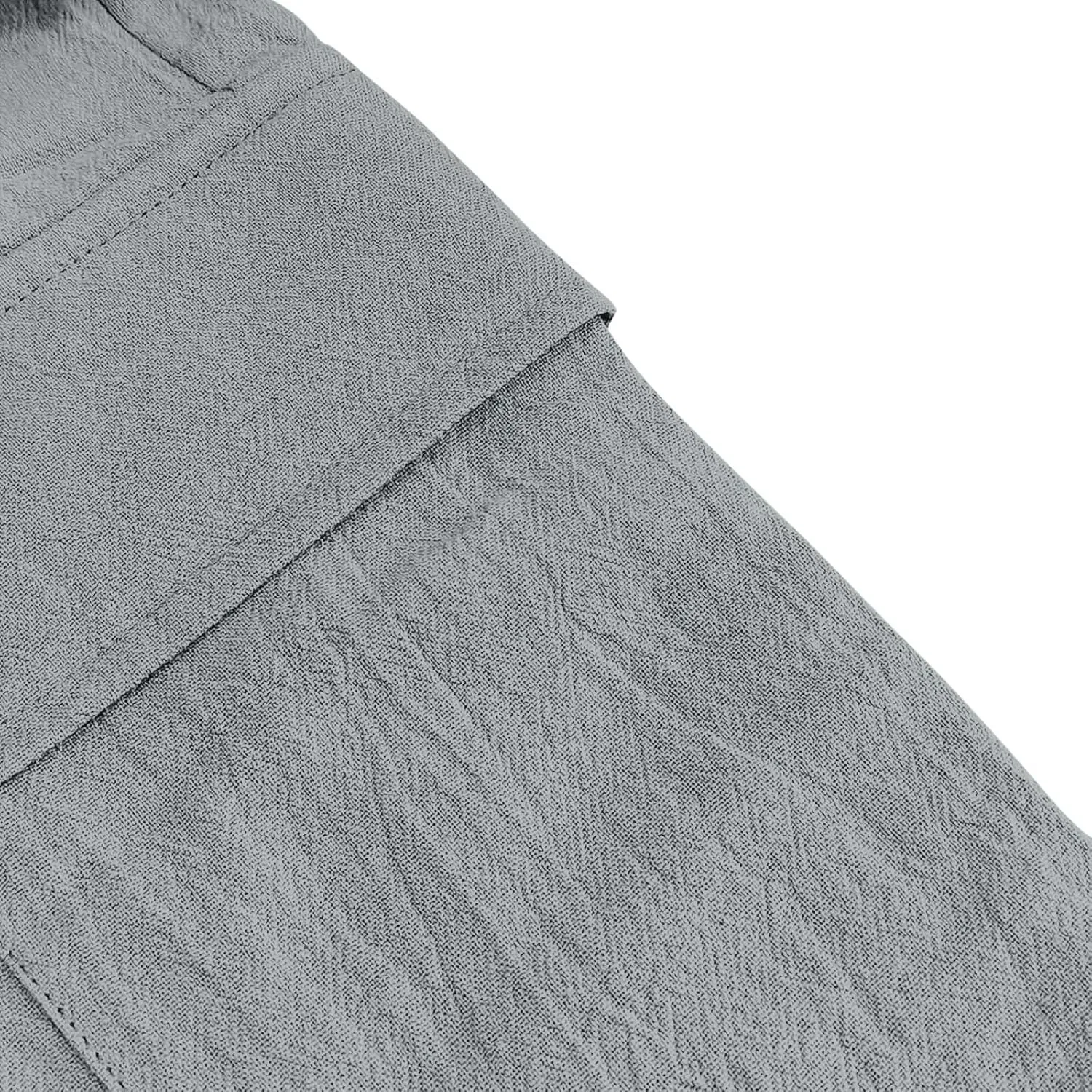 Мужские шорты для плавания Elastic Waist Drawstring, Generic, Gray — фото 4